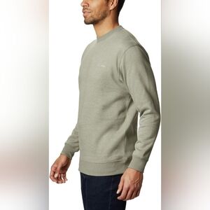 (59) Columbia Men's Olive Crewneck Sweater